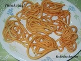 Thenkuzhal / plain murukku  - diwali snack