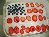 American Flag Cake