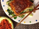 Bulgogi Style Salmon with Bok Choy and Shitake Mushrooms