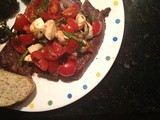 Caprese-Topped Steak