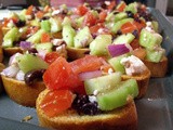 Greek Salad Bruschetta