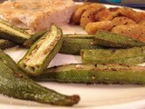 Spicy Roasted Okra