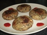 Black Chick Peas Potato Patties Recipe