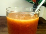 Apple carrot ginger smoothie