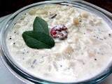 Banana Stem gravy  ( Plantain stem kootu, Vazhathandu Mor kootu)