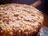 Banana Walnut streusel coffee cake