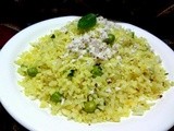 Beaten  rice upma   ( Aval upma )