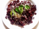 Beet root Poriyal  ( a dry curry /Sabzi made using beet root )