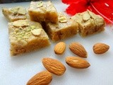 Cashew Almond Barfi/Fudge...Diwali Recipe