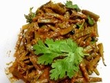 Cluster beans gravy  ( Gavar Ki sabzi )