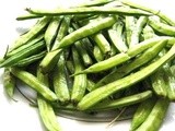 Cluster Beans with lentil crumble. (Kothavarangai Paruppu Usili)