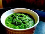 Coriander leaves chutney ( Dhaniya chutney for Vrat/Fast )