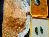 Crispy Flour dosa ( udad dal and rice four dosa )