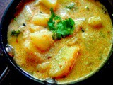 Dahiwale Aloo ( Potatoes in spiced yogurt curry ...( Faraal recipe)