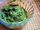 Kothamalli Thogayal   ( Fresh coriander leaves chutney )