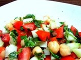 Lemony Chickpea salad