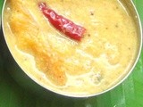 Mambazha Puliseri   (Vishu Menu)  Mango pulp cooked with grated coconut and yogurt