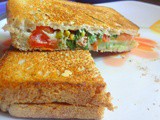 Mixed grains grilled sandwiches