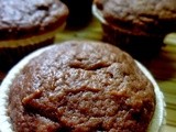 Multi grain walnut muffin ( Eggless , no butter )