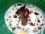 Okra Pachadi.....( Vendakkai pachadi/ Fried okras in  spiced yogurt sauce )