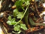 Okra stir fry... ( bhindi stir-fry )