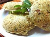 Quick/Instant Kodo millet vegetable Idlis