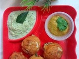 Quick medu vadas using appe pan/paniyaram pan