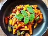 Quick Mixed veg stir fry ...( lunch box recipe )