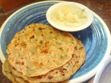 Rajgira dhaniya paneer parathas ( navarathri / vrat /fast recipes)