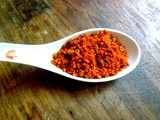 Spicy red chutney powder for vada paav