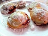 Stuffed mini pancakes ( Ebelskivers)