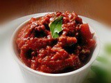 Tomato baath paste / tomato rice paste