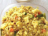 Travel recipe : Instant poha with instant chutney