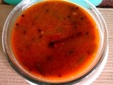 Vattalkozhambu   ( spicy Tamrind sauce with turkey berries )