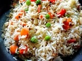 Vegetable pulao   (a school box recipe )