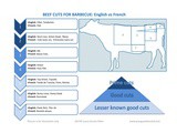Beef Cuts Diagram for French and Italian Recipes