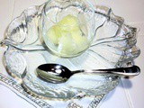 Homemade Lime Sorbet with Vodka