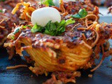 Homemade Pasta Nests - Spaghetti Muffins