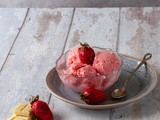 Homemade Strawberry Gelato Recipe With White Chocolate