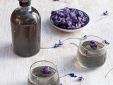 Homemade Violet Liqueur