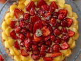 Italian Fruit Tart With Custard Crostata di frutta