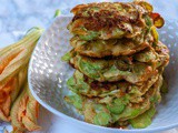 Italian Zucchini Frittata With Flowers