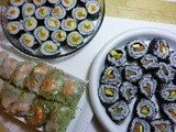 Maki and Uramaki Sushi Rolls Recipe