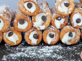 Mini Sicilian Cannoli Shells With Ricotta Filling