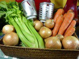 Mirepoix: Carrots, Onions and Celery