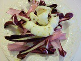Radicchio Salad with Grilled Squid