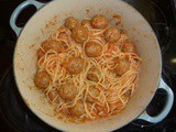 Spaghetti with Meatball Sauce