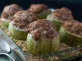 Stuffed Round Courgettes