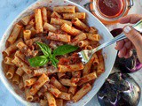 Traditional Pasta Alla Norma with Eggplants