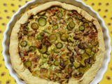 Zucchini and Mushroom Quiche